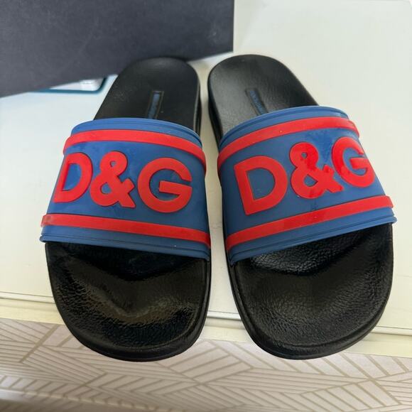 Dolce & Gabbana Rubber Unisex Pool Slides main image 8